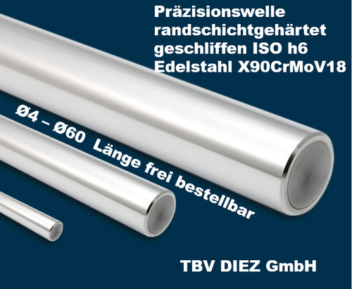 Präzisionswelle x90 rostfrei - präzisionswelle,